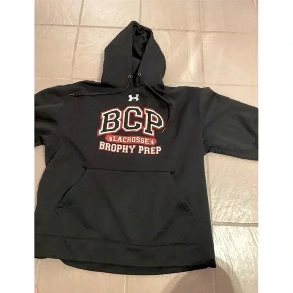 Under Armour BCP Lacrosse Brophy Prep Hoodie Men's Large Black Hoodie - Picture 3 of 11
